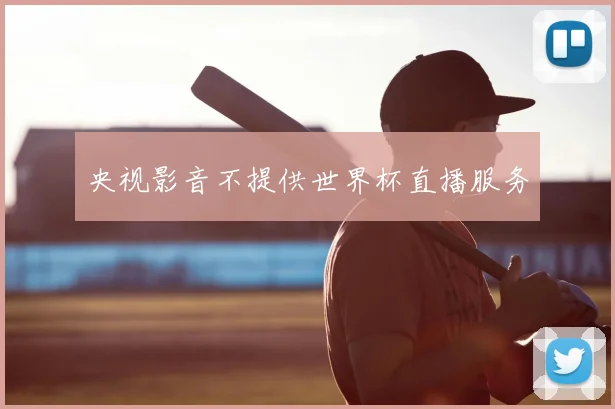 央视影音不提供世界杯直播服务